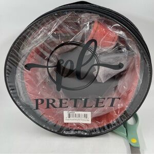 Presley Medium Powerlifting Red Leather Belt 4” Wide 10mm Thick Double Prong